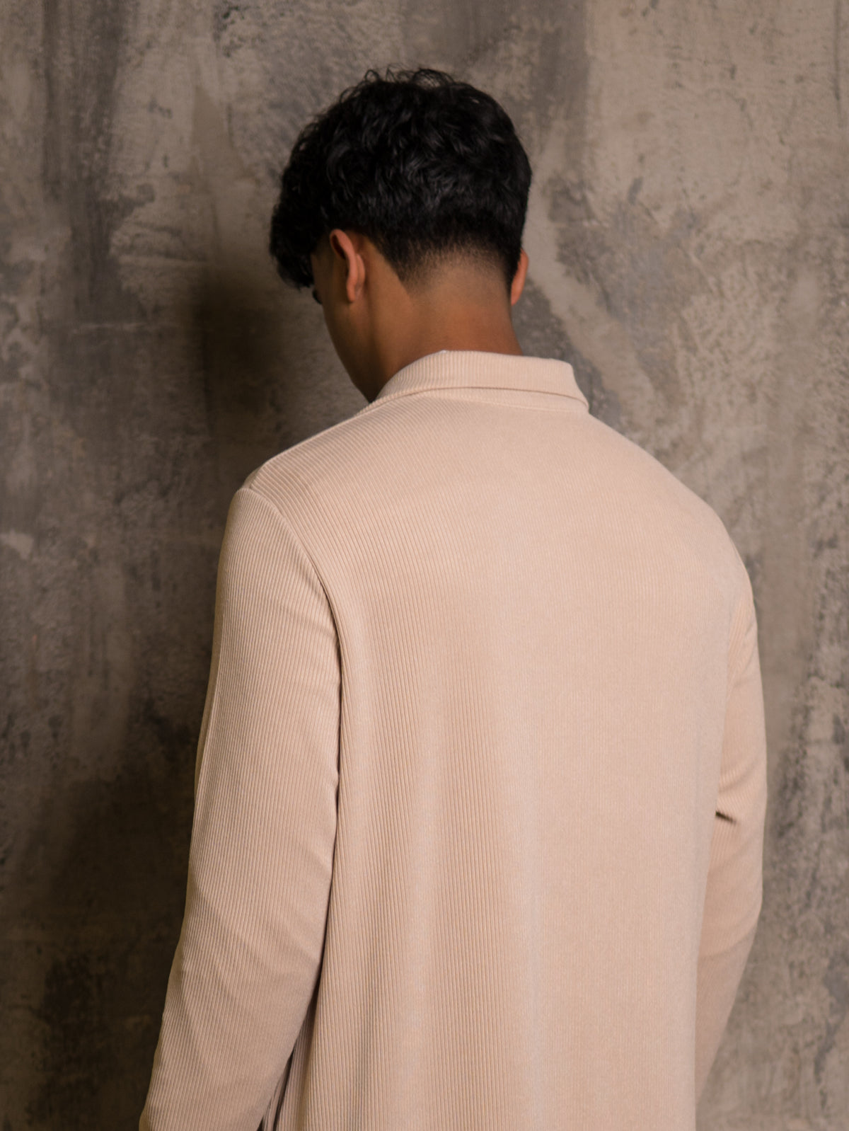 Sandstone Signature Quarter Zip Thobe, back view